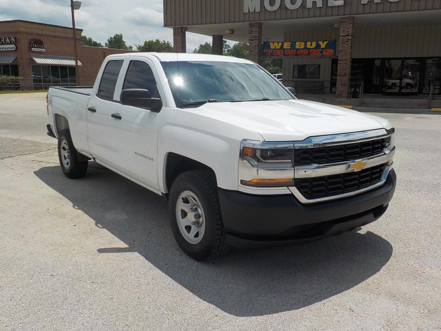 2019 White /Gray Chevrolet Silverado 1500 (2GCRCNEC5K1) with an 5.3L V8 engine, Auto transmission, located at 1617 W Church Street, Livingston, TX, 77351, (936) 327-3600, 30.710995, -94.951157 - Work truck Deluxe!! For under 20K!! - Photo#1